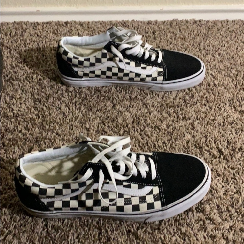 Checkered Vans